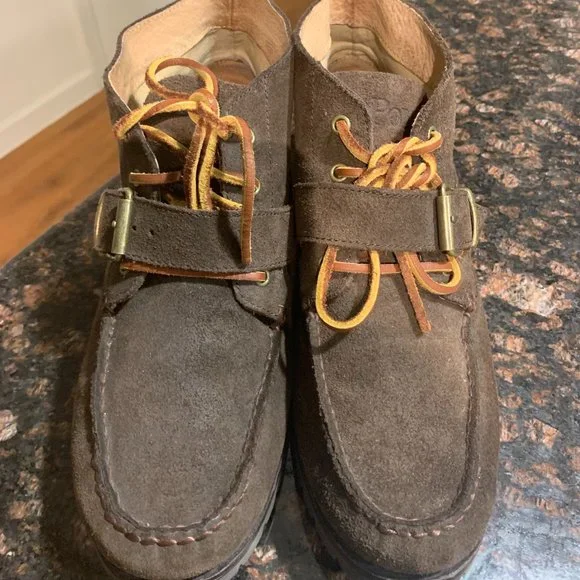 Polo Ralph Lauren Rumford Dark Brown Chukka Boots Size 10.5 D s-l400.jpg main image 4